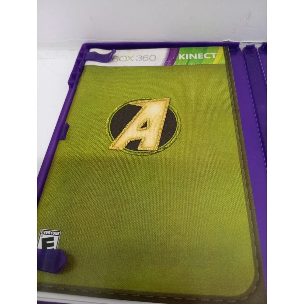 Kinect Adventures Xbox 360 Game Microsoft Kinect Sensor Required CIB Purple Case